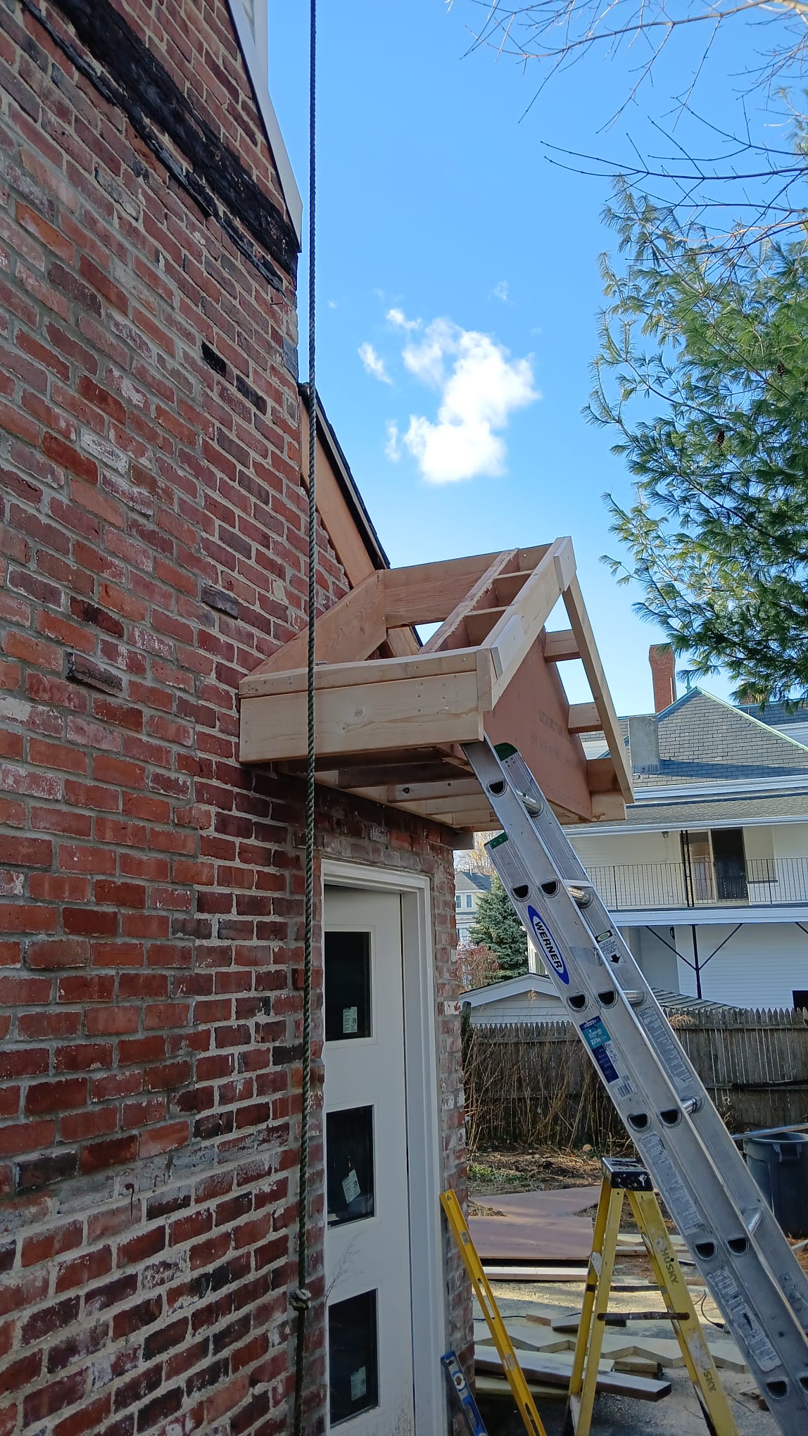 Before renovation - Standing Seam Metal Roof Installation